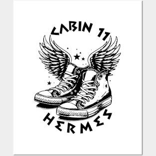 Cabin 11 -Hermes greek mythology v4 Posters and Art